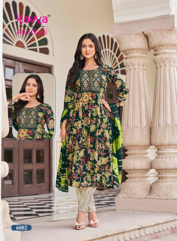 Kavya anarkali vol 6 kurtis wholesale online